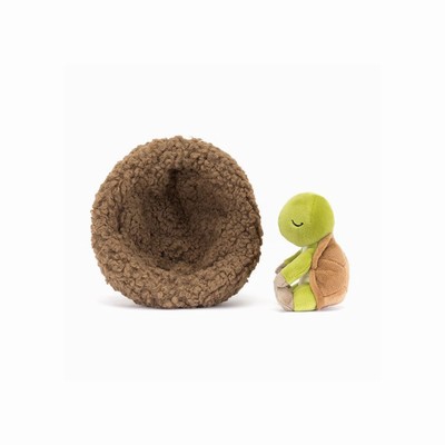 Jellycat Hibernating Tortoise UK | 97082GXLS